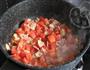 番茄培根炒意面片的做法图解3