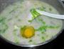 窝蛋牛肉生菜粥的做法图解7