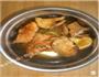 黄芪天麻干蘑鸡架汤的做法图解5