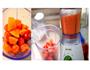 纯草莓芒果汁的做法图解2