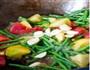 豇豆西红柿的做法图解4