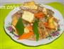 豆腐泡炒鱼饼的做法图解12