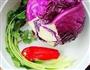炝拌紫甘蓝的做法步骤1