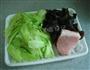 青笋木耳炒肉片的做法图解1