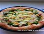 鲜虾田园披萨的做法图解12