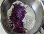 紫薯玫瑰馒头的做法图解3