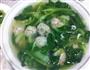 碧绿牛肉丸汤的做法图解4