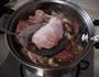 松茸火腿炖鸡汤的做法图解3