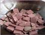蒜黄炒血豆腐的做法图解4