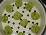 菠菜绿包子的做法步骤3