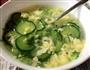 黄瓜鸡蛋豌豆汤的做法图解3