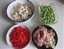 肉末豆米杏鲍菇丁的做法图解1