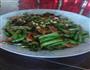 肉炒豇豆的做法图解1