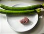 冬菜丝瓜炒肉丝的做法图解1