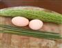 苦瓜炒蛋的做法图解1