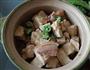五花肉炖老豆腐的做法图解1
