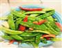 荷兰豆炒腊肠的做法图解3