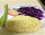 紫甘蓝炒面的做法图解1
