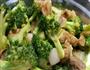 瘦肉炒西兰花的做法图解4