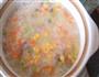 香菇鸡蓉西芹粥的做法图解4