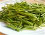 家常菜韭菜苔炒毛豆的做法图解2