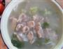 青菜肉片汤的做法图解4