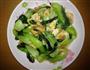 油菜滑鸡蛋的做法图解1