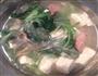 小白菜炖豆腐的做法图解1