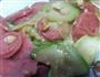 西葫芦炒蒜肠的做法步骤4