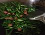 非菜炒火腿肠的做法图解3