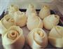 花生油玫瑰花面包的做法图解3