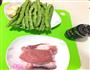 榄菜肉碎四季豆的做法图解1