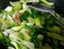 猪油渣炒青菜的做法图解3