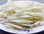 茭白炒肉丝的做法图解2