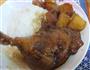 土豆炖鸭腿盖饭的做法图解6