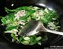 青菜肉丝煨面的做法图解4