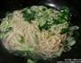 青菜肉丝煨面的做法图解5