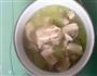 咸肉百叶伴莴苣汤的做法图解1