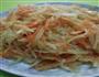 酸菜炝双丝的做法图解1