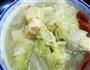 白菜炖冻豆腐的做法图解1