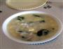 蛋花瘦肉青菜粥的做法图解1