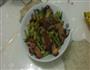 芹菜炒腊肉的做法图解3