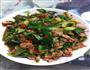 葱苗炒肉的做法图解5
