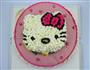 Hello Kitty裱花蛋糕的做法图解2