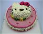 Hello Kitty裱花蛋糕的做法图解5