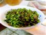 肉末榄菜四季豆的做法图解4