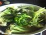 菜花紫菜汤的做法图解3