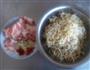 绿豆芽炒肉的做法图解1