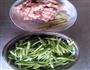 豆角丝炒肉的做法图解1