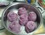 紫薯玫瑰馒头的做法图解6